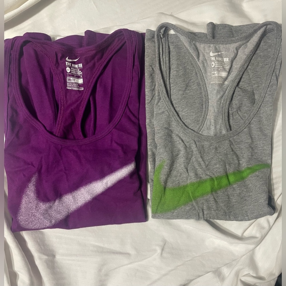 Two Nike Halter Tops